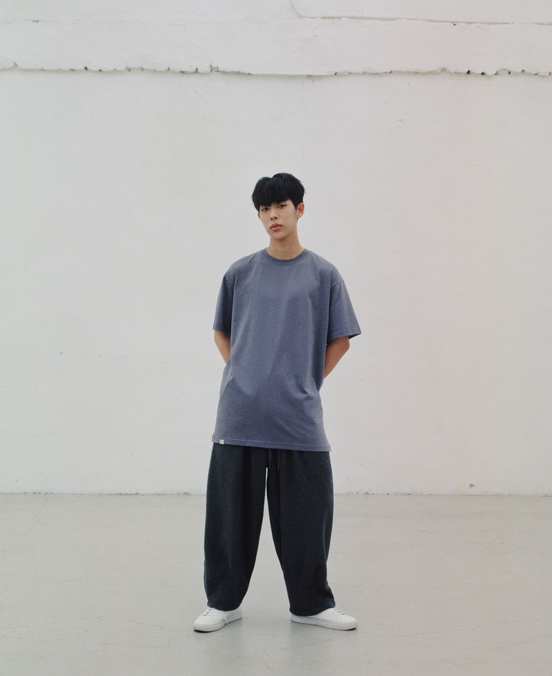 WARM-FLEECE BALLOON PANTS (Charcoal)