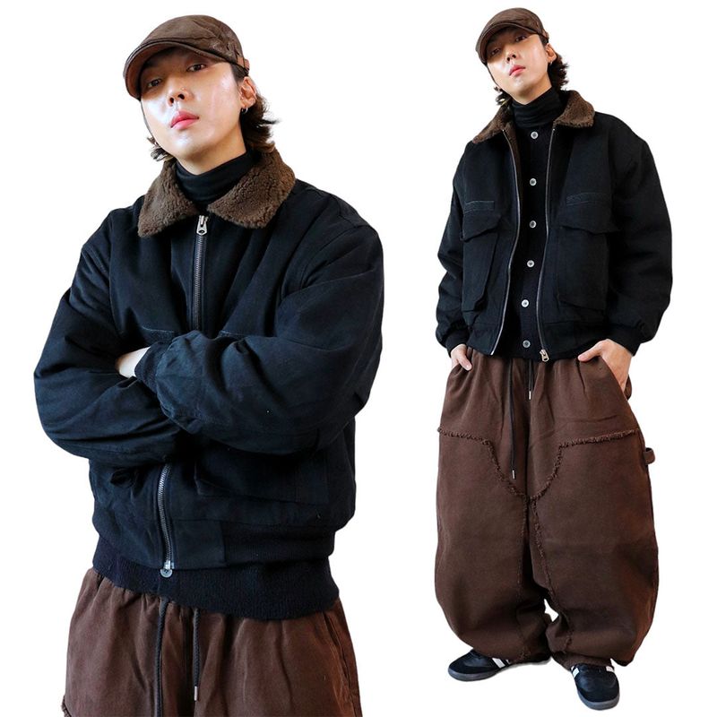 Oversized Out Pocket Wool Jumper