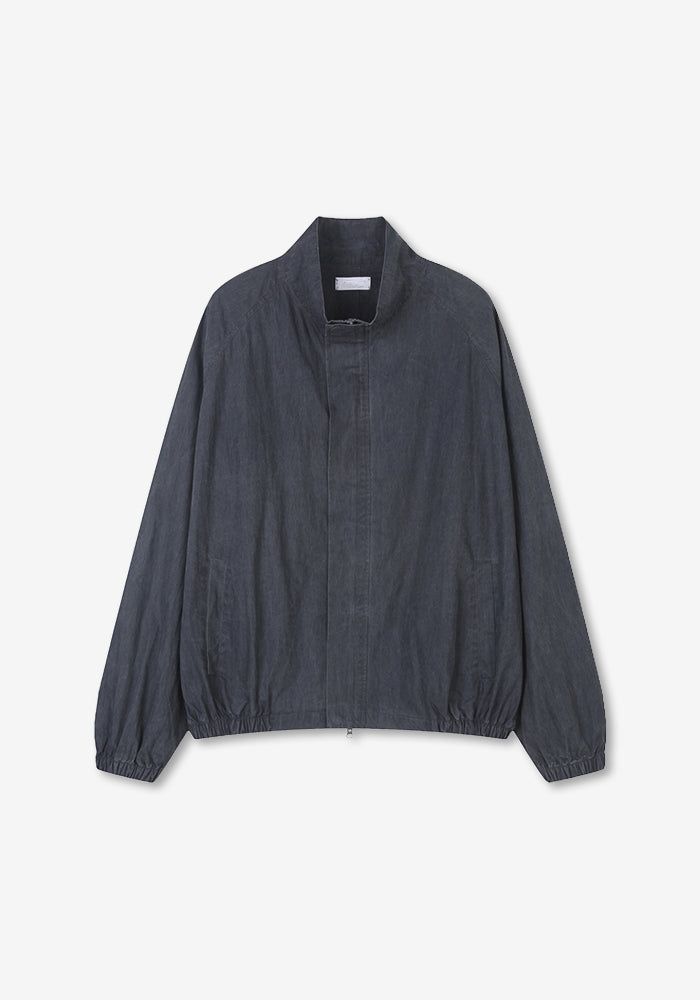 TH Washed CN Crop High-neck Jacket