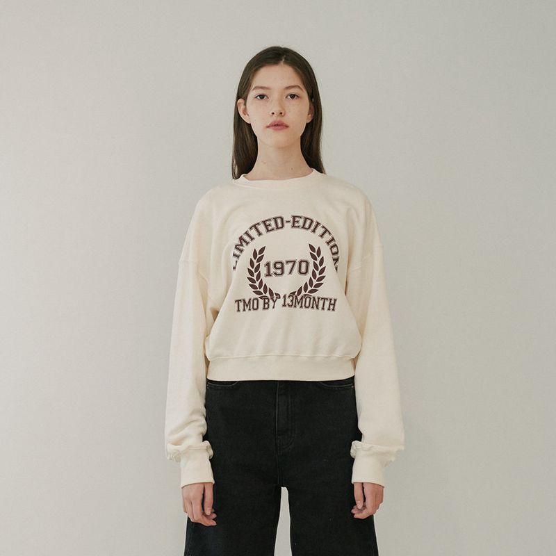 CROPPED SWEATSHIRT (IVORY)