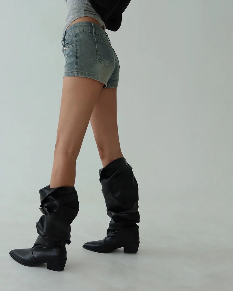 Stud Jjin Slim Denim Short Pants