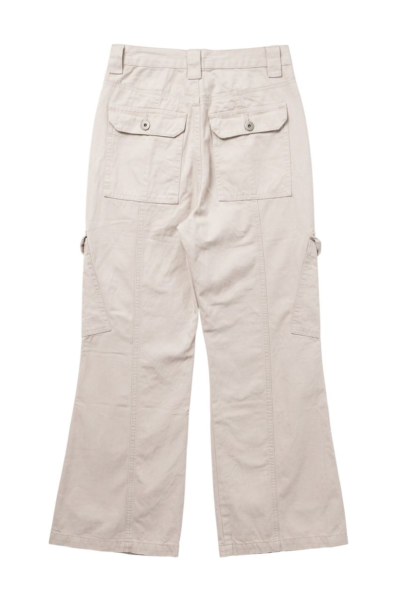 Marble Flare Work Pants