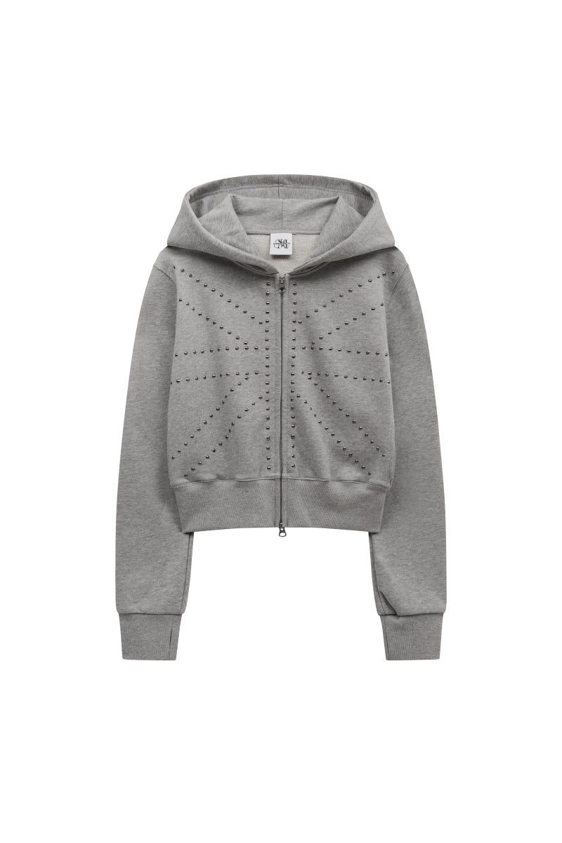 england hood zip up (grey)