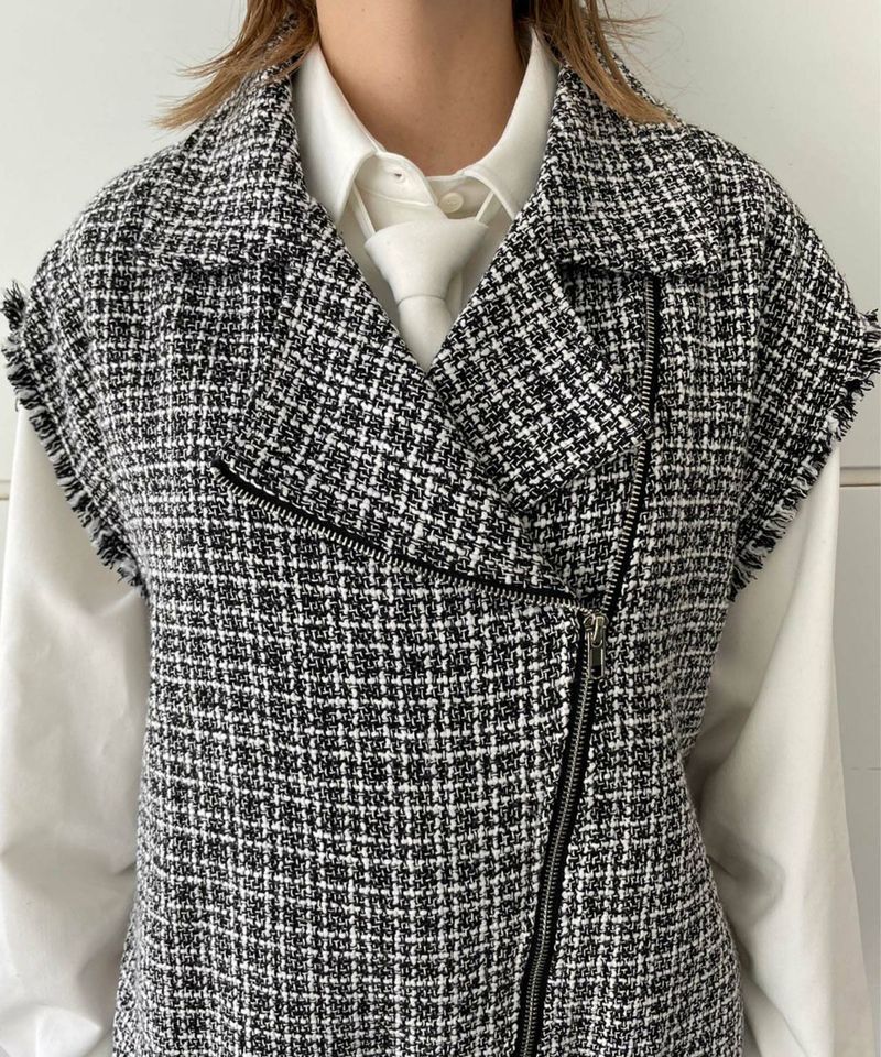 TWEED VEST