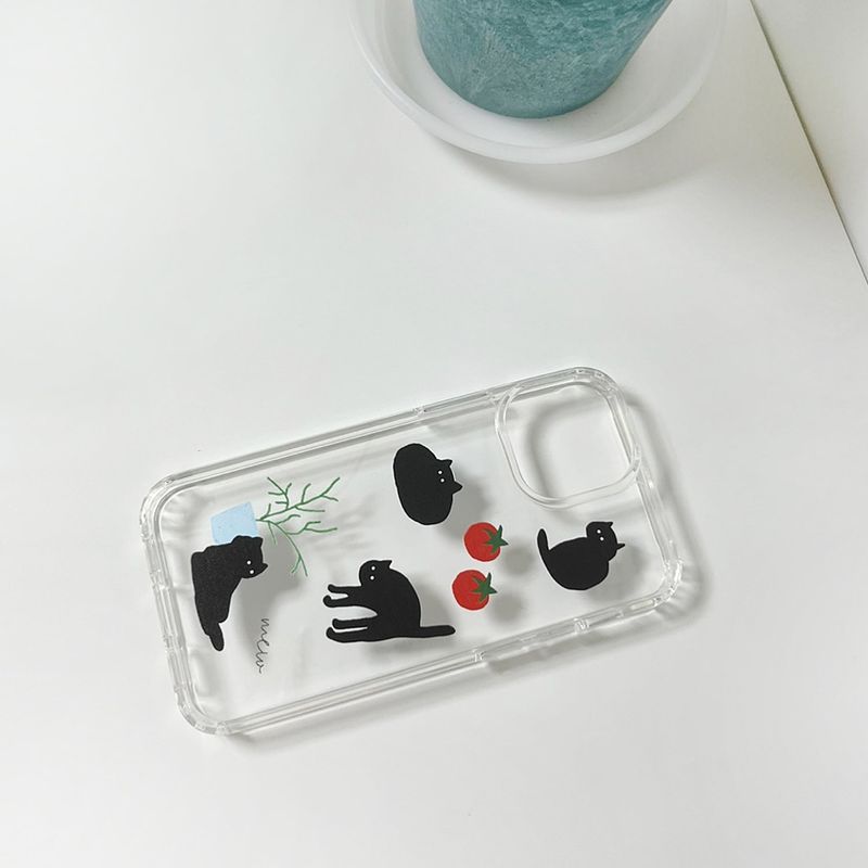 mew cat gel hard case