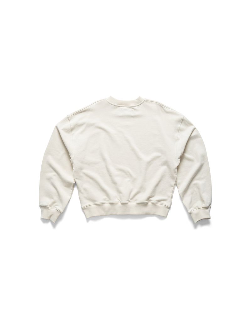 KMC | BLURRED Typography Sweater - Cream