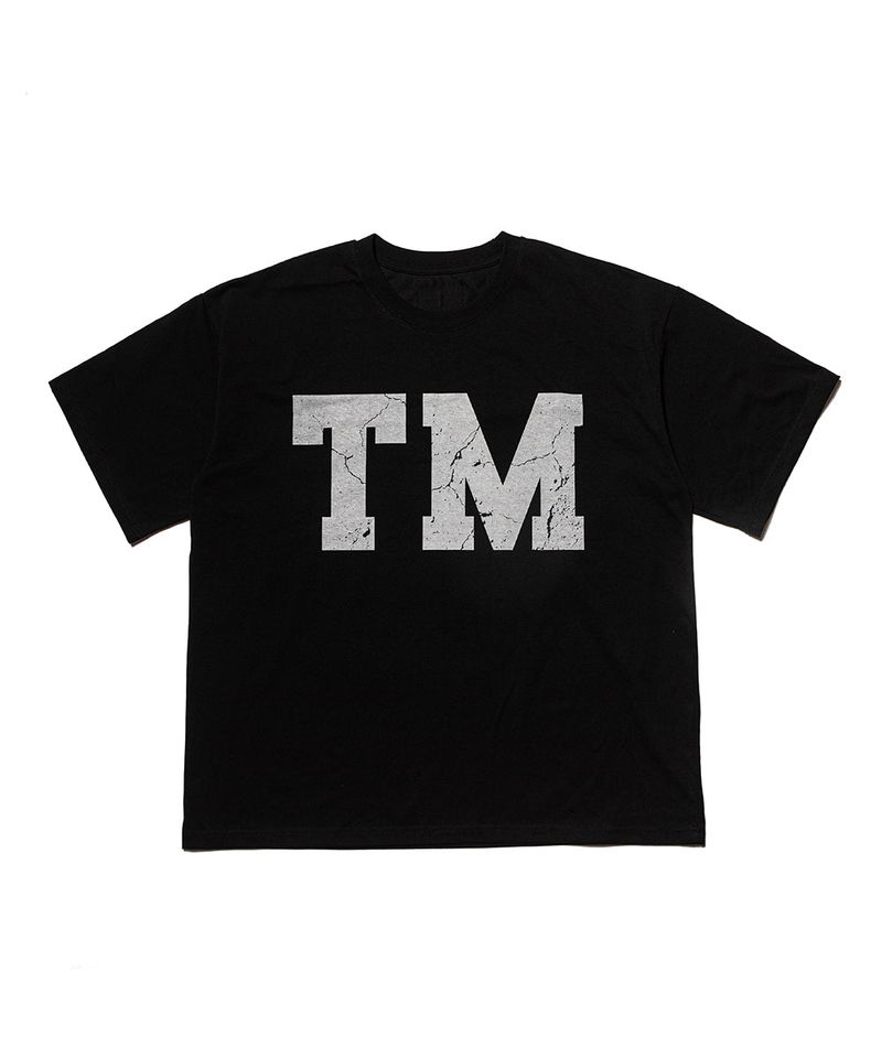THANKS MESSIA(サンキュー メシア)の「TM CRACK TSHIRT-BLACK(Tops)」