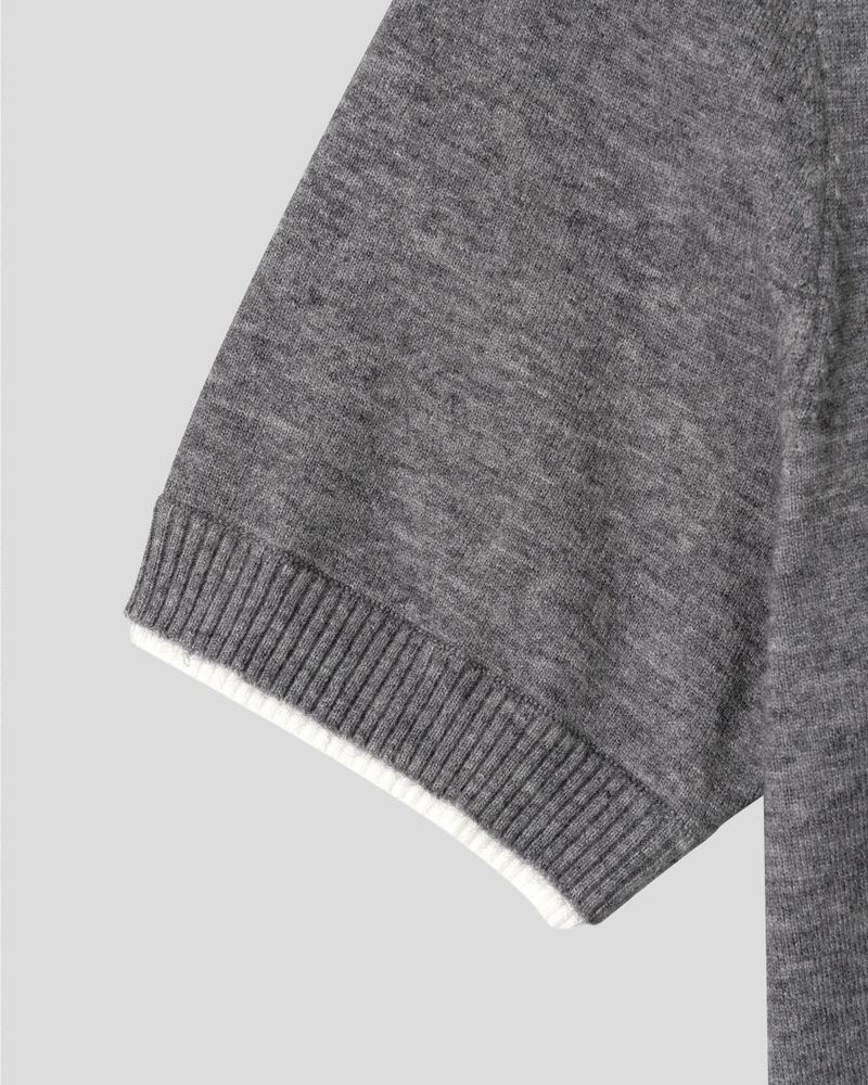 Eren Layered Henley Neck Knit