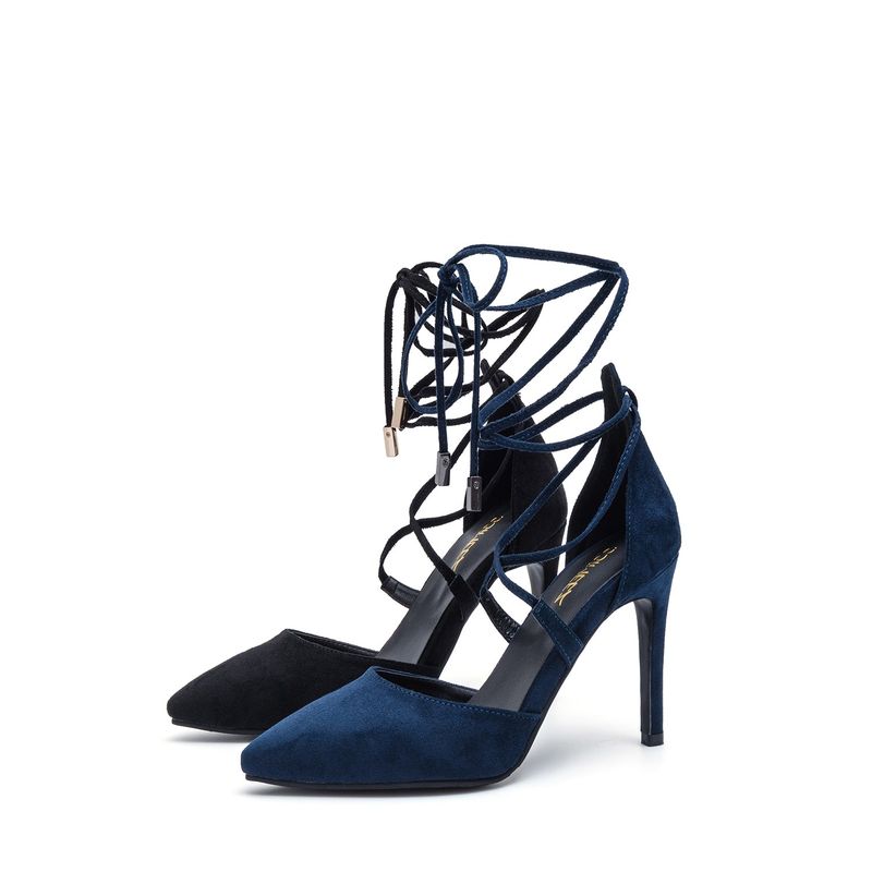 String Stiletto Heel(Black)
