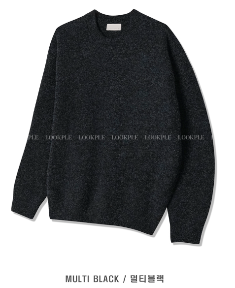 nade Alpaca Overfit Wool Round Knit