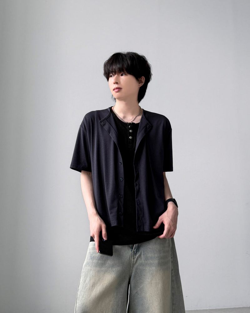 Lina Layered Half Sleeve Cardigan