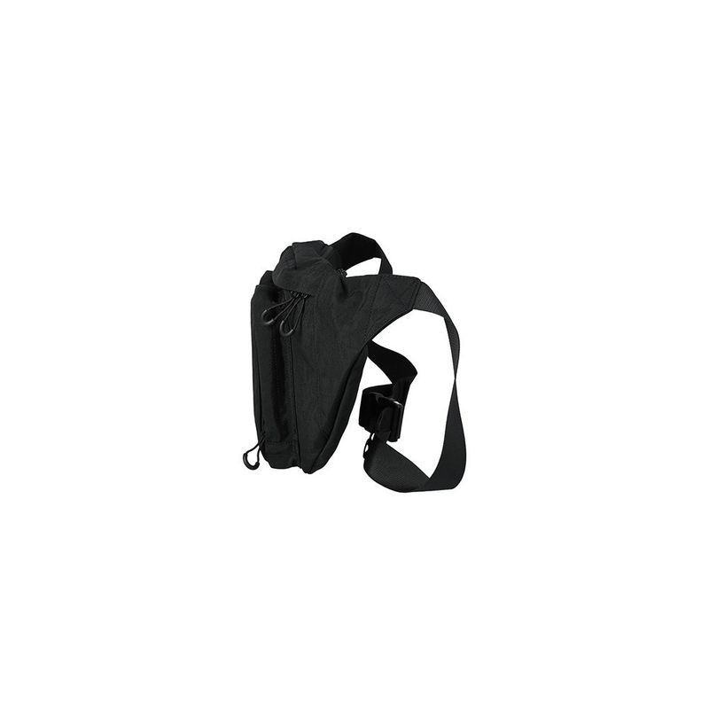 DOUBLE POCKET HIP SACK / BLACK