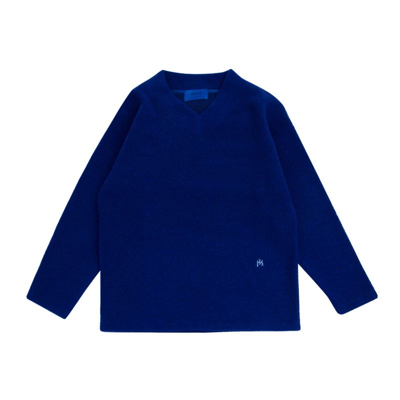 SWITCH123（スウィッチワンツースリー）の「ブークレ Vネック ロングスリーブ Tシャツ (ユニセックス)_SYF7TS04BU（トップス）」