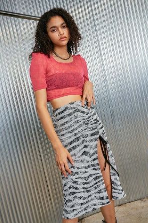 BFEEP(ビーピーピ)の「zebra terry skirt_black(Skirts)」