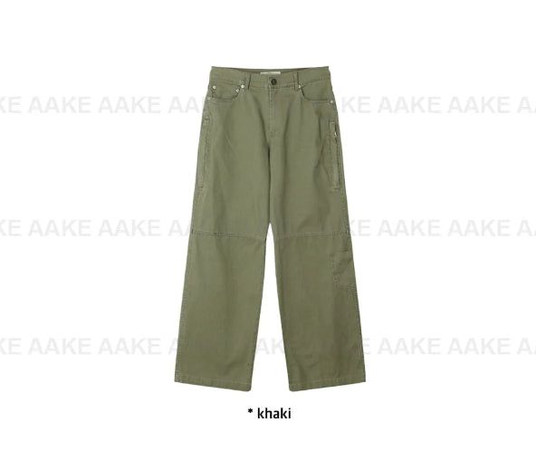 VINTAGE DYEING ZIPPER PANTS