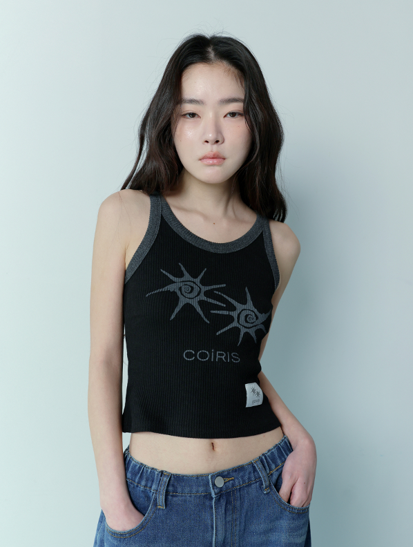 COIRIS（コイリス）の「SOLUNA CROP SLEEVELESS (2COLOR)（Tops）」