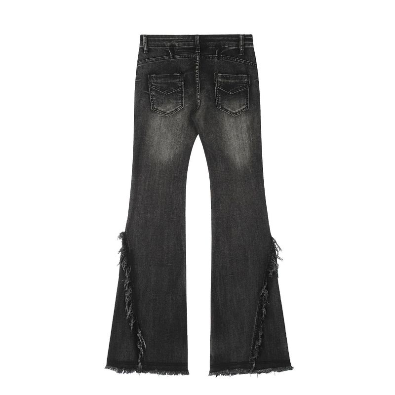 Sia Fringe Bootcut Denim Pants