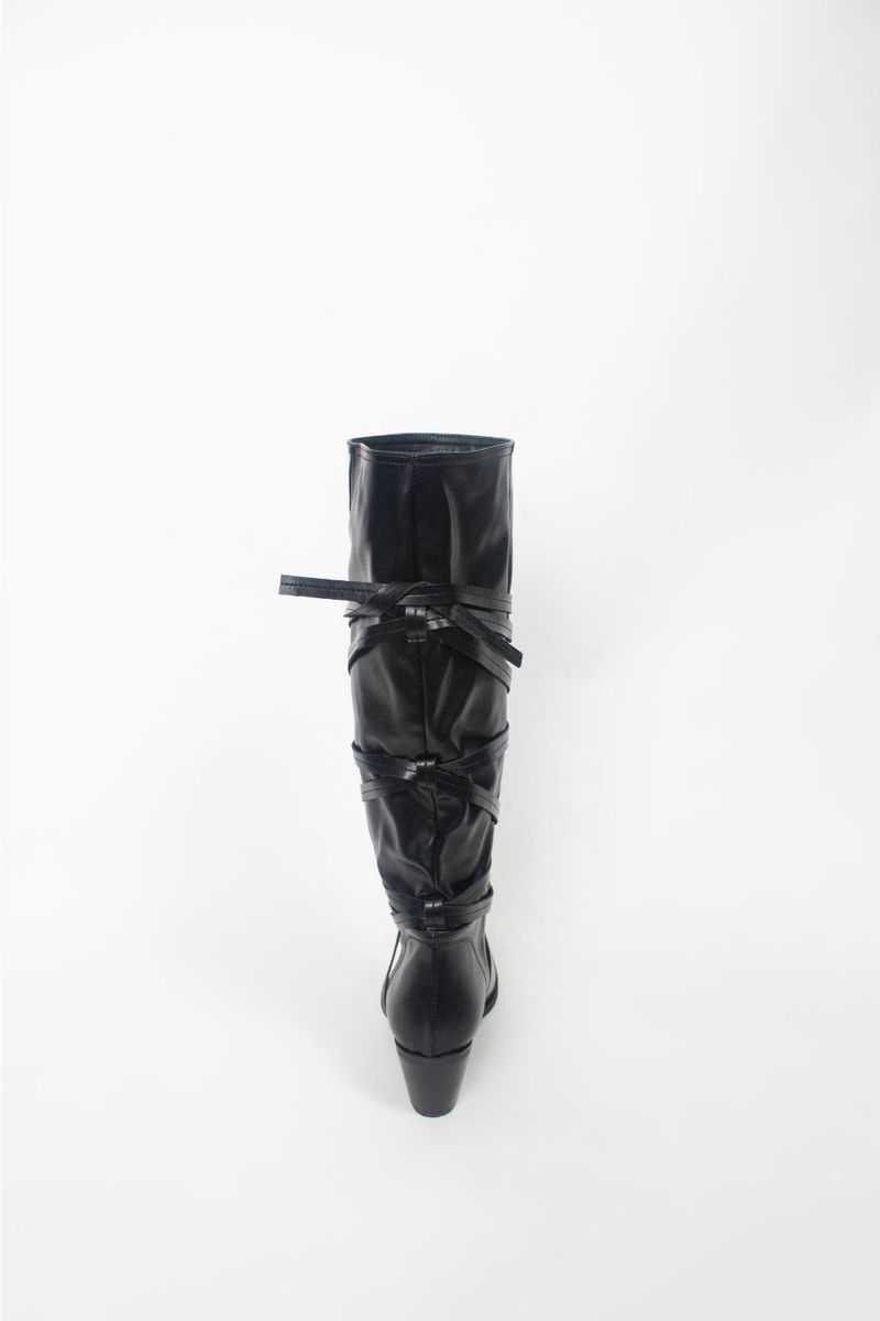 Strap Western Boots (2 color)