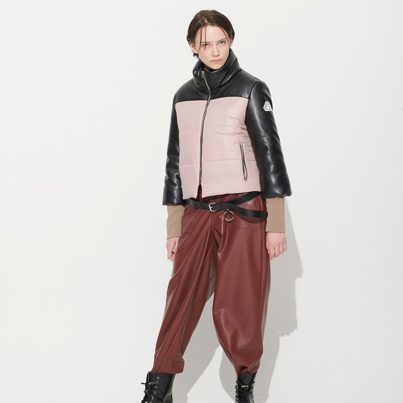  [UNISEX] JENNY QUILTING JACKET, PAIL PINK
