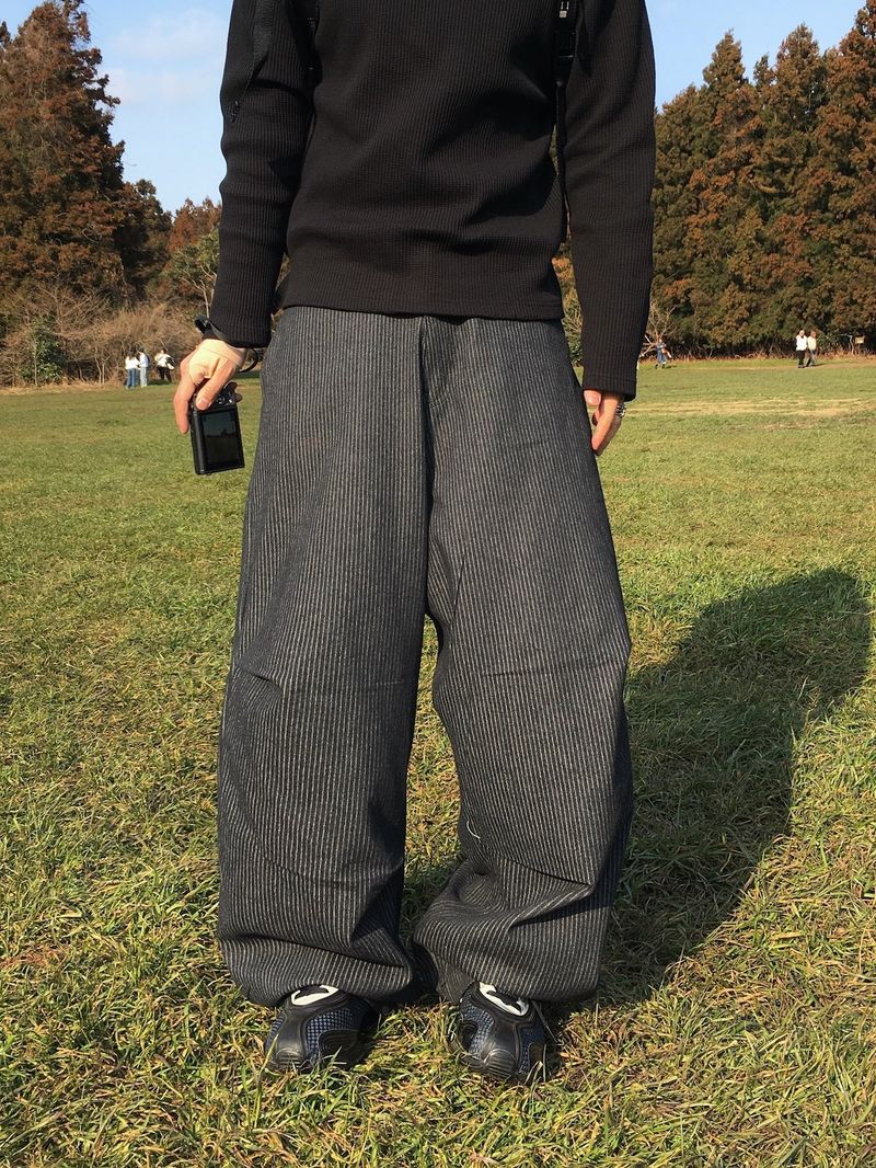 Berrow striped denim pants