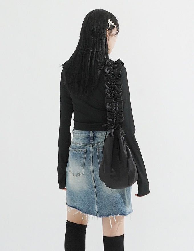Choker Neck Cropped T-shirt
