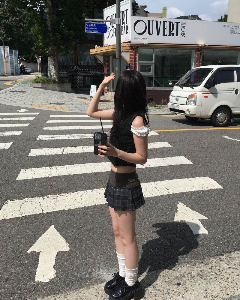 ブラウスレイヤードベスト