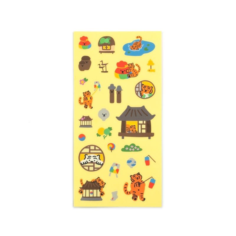 MUZIKTIGER(ムジークタイガー)の「HANOK TIGER MIX STICKERS (CLEAR)(Smartphone Accessories)」