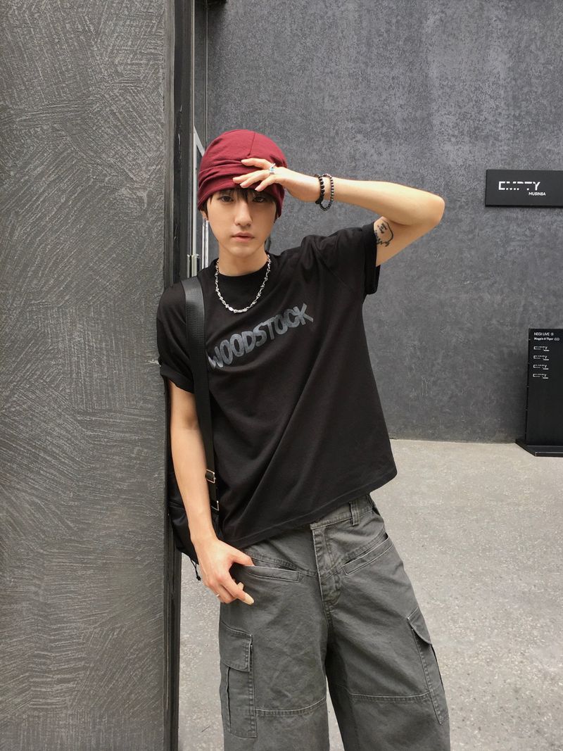 DISCERNMENT（ディサーンメント）の「Stock Semi-Crop Short-Sleeve T-Shirt 4C（Tops）」