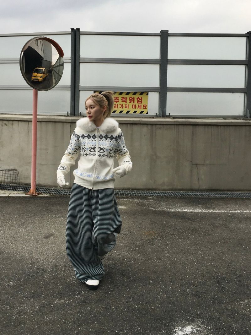 [Ritcore MADE] Striped Fleece Pants (3c)