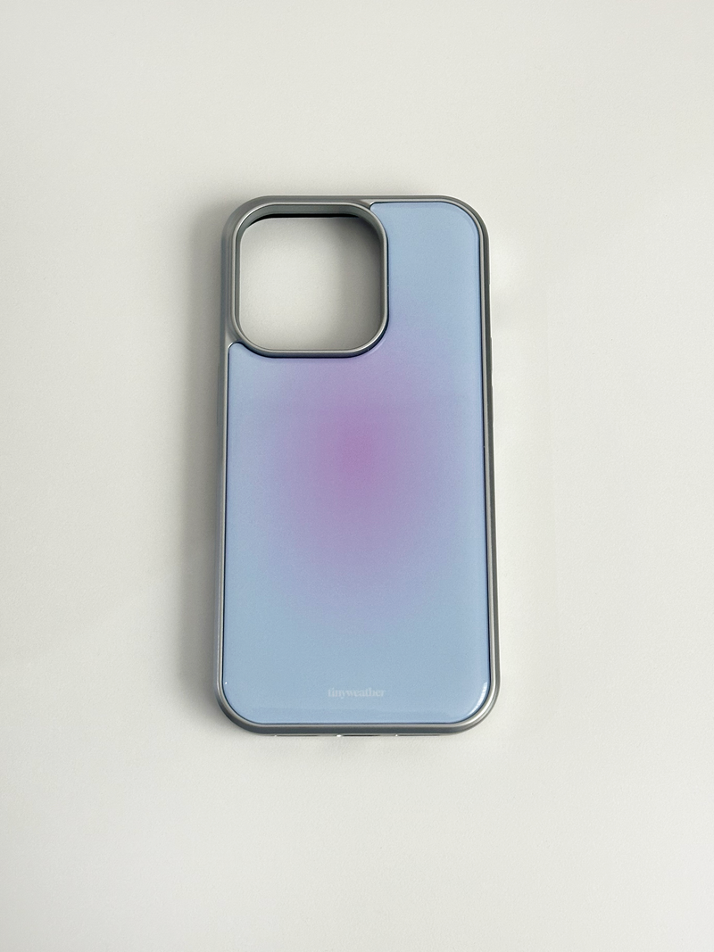 blush epoxy silver case-pink+blue