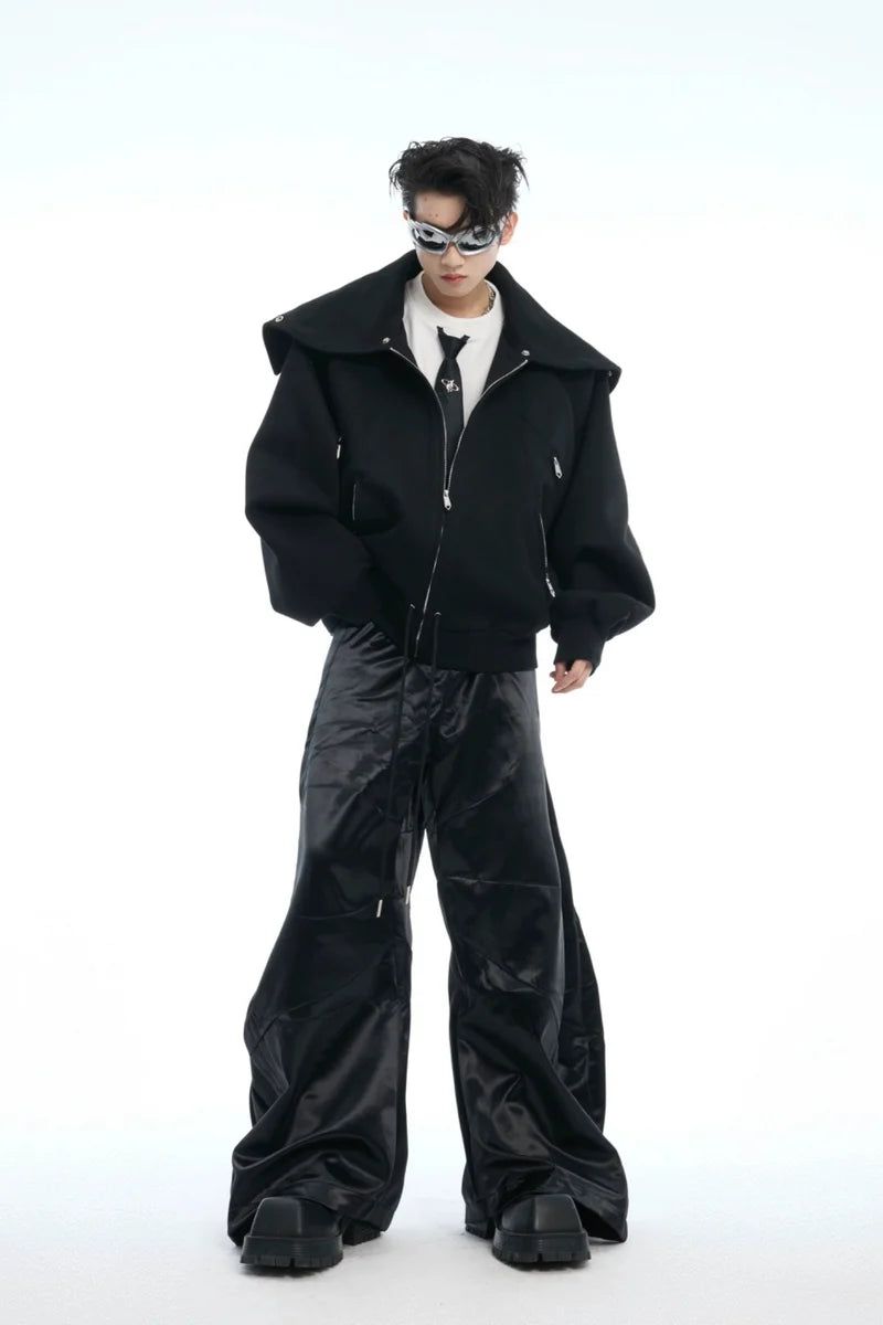 Convertible Cape-Style Zip Hoodie