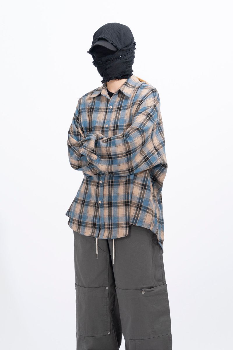 Ralph boxy over-check shirt