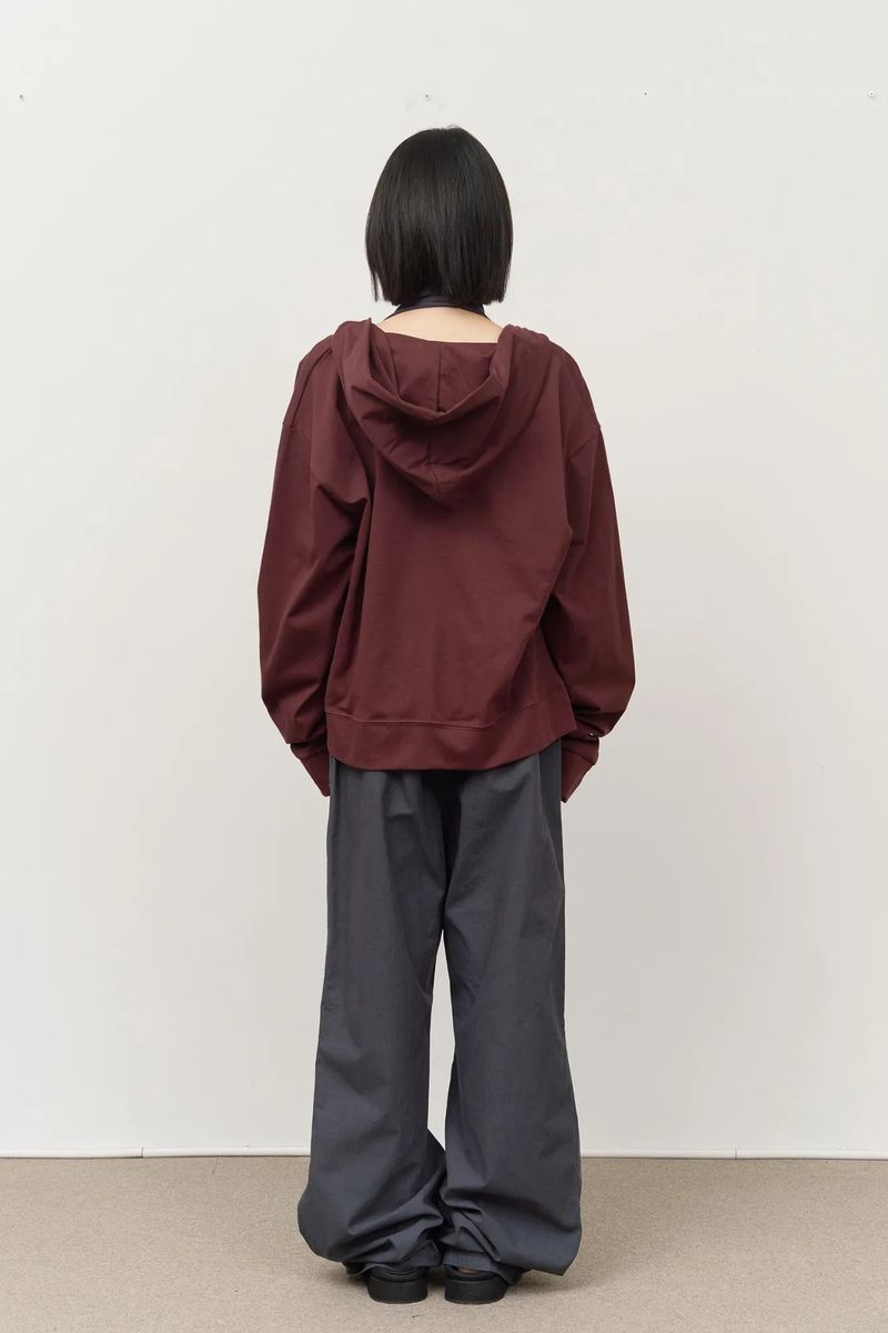 Work Single Zip Hoodie