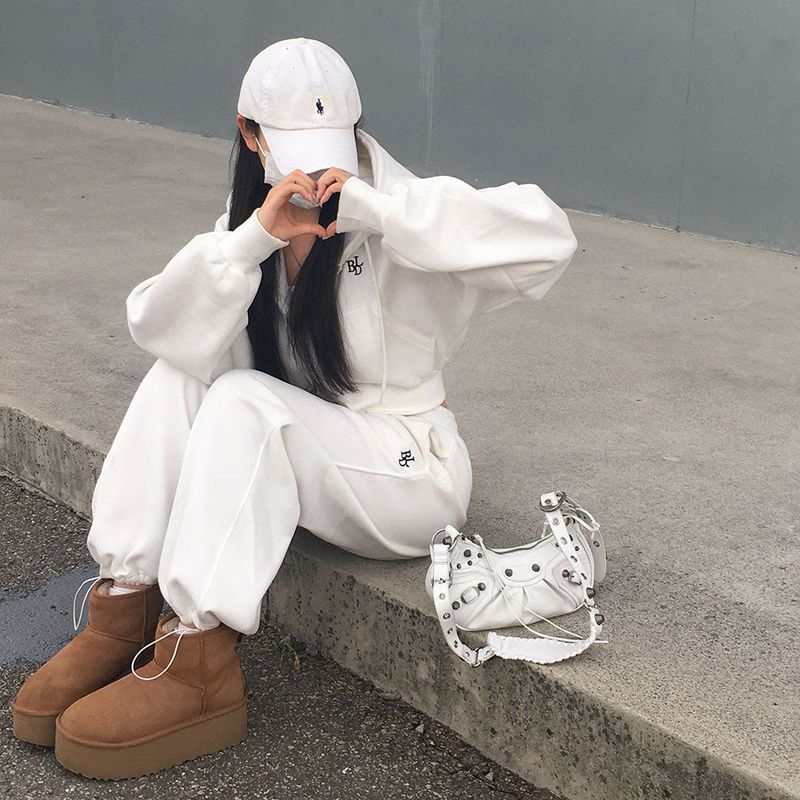 [BELLIDE MADE] Hit item wool napping two-way set