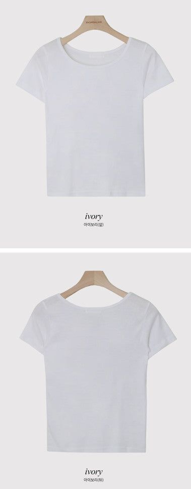Simple & Basic Short Sleeve T-Shirt (9color)