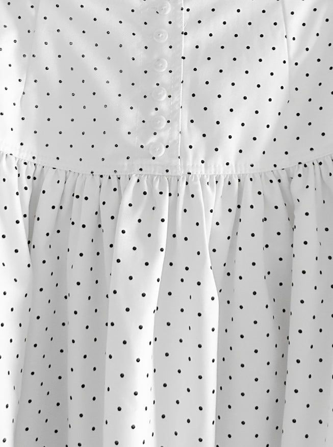 Tib Dot Midi Skirt