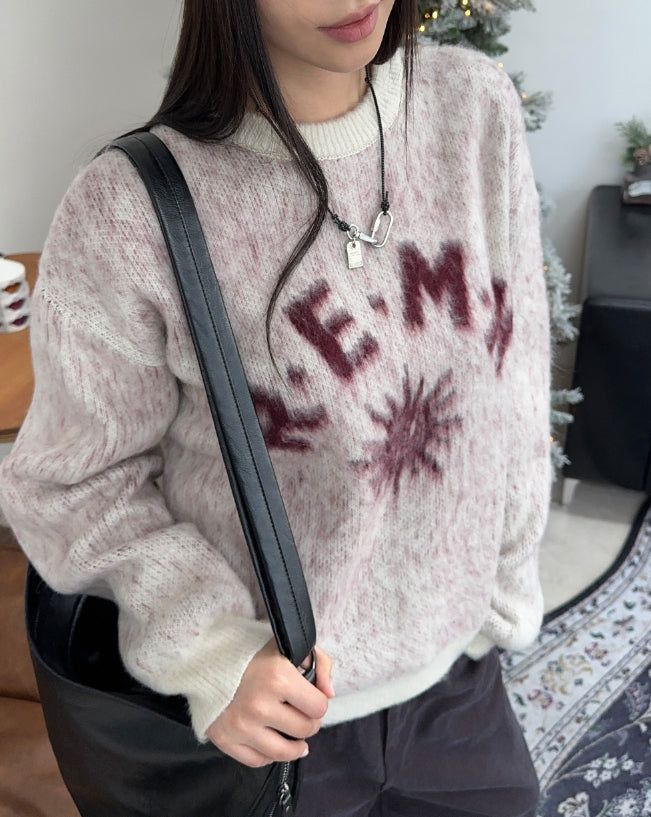 Merid Sun Mohair Crop Knit