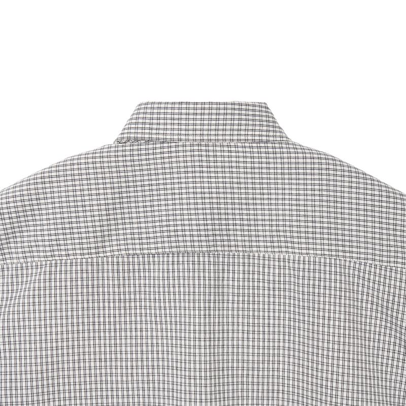 Cropped check shirt 2COLOR