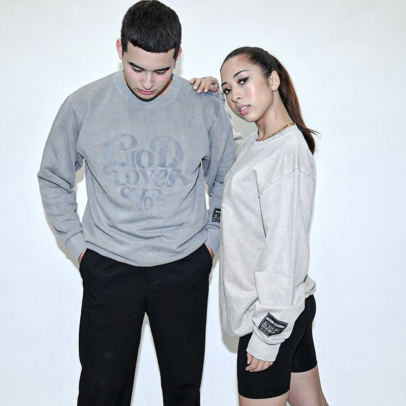 God Loves You Vintage grunge Sweat