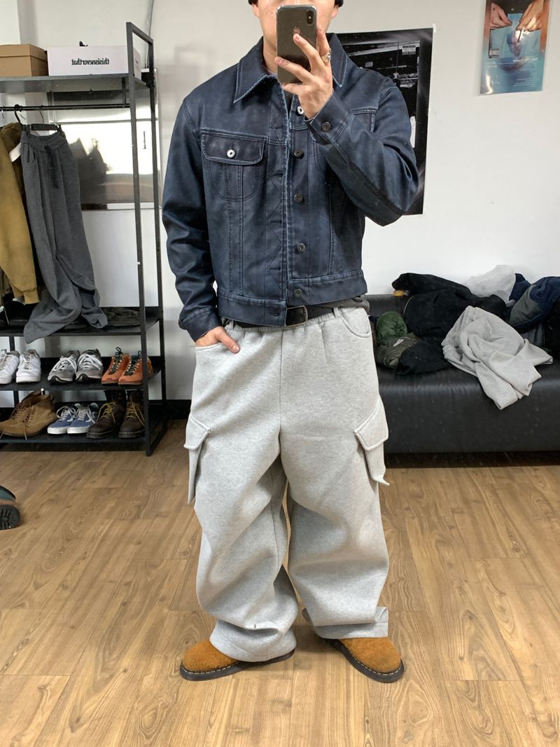 Vintage Crop Trucker Jacket