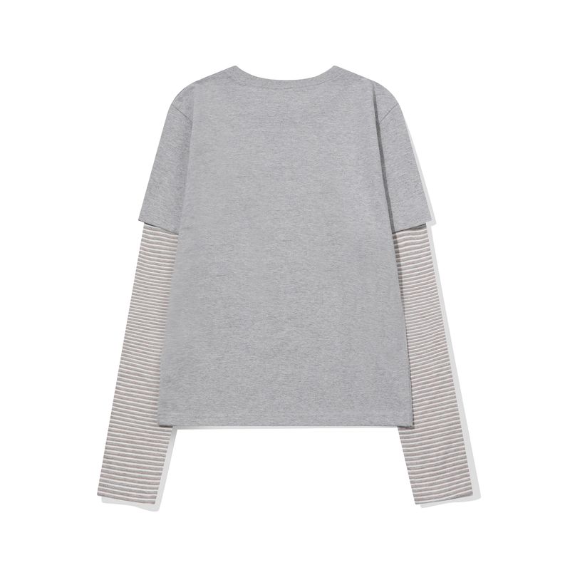 HEESU pfp Layered LS-T [Melange grey]