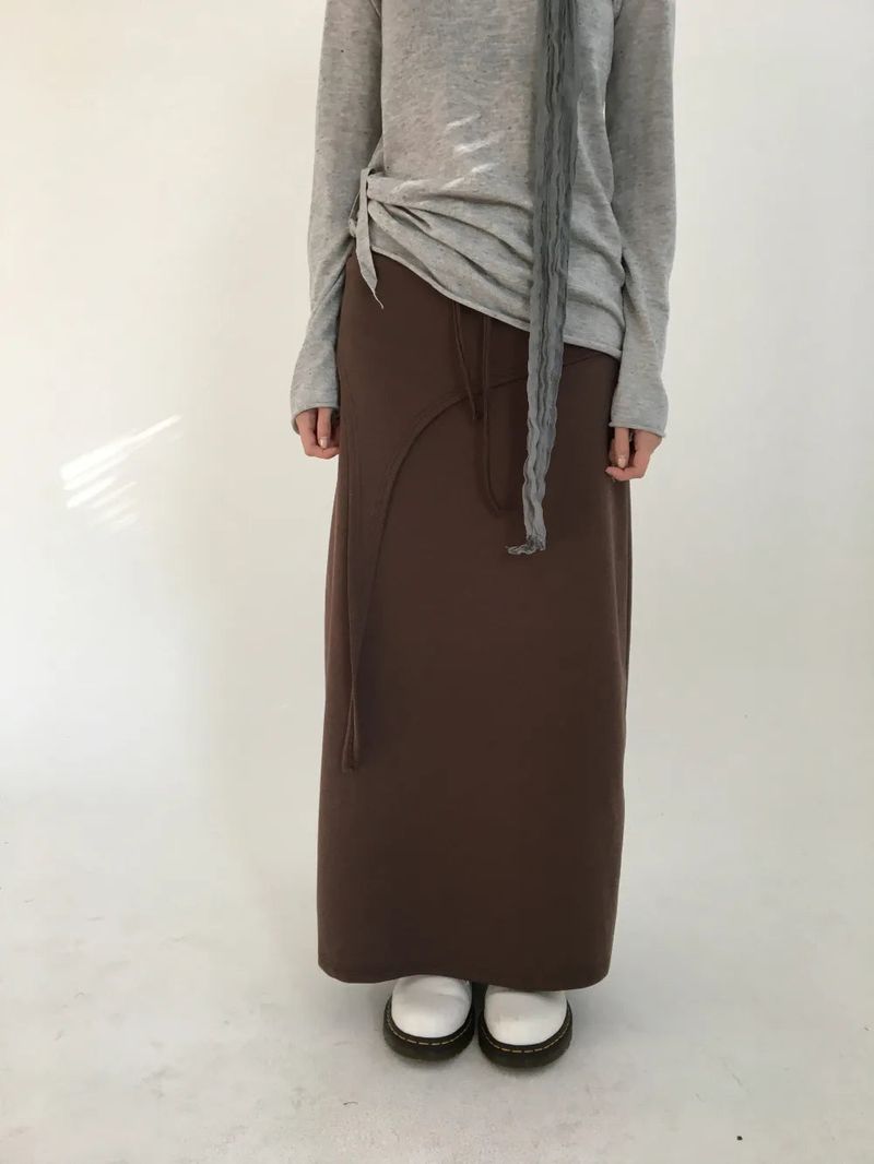 Lirit Layered Long Skirt (2color)