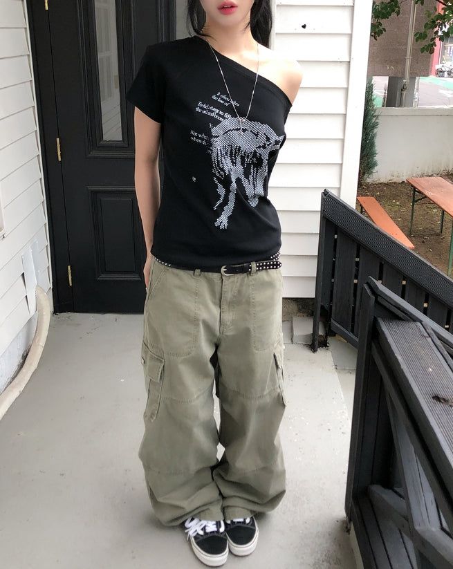 Feud Dyed Washed Cargo Pants