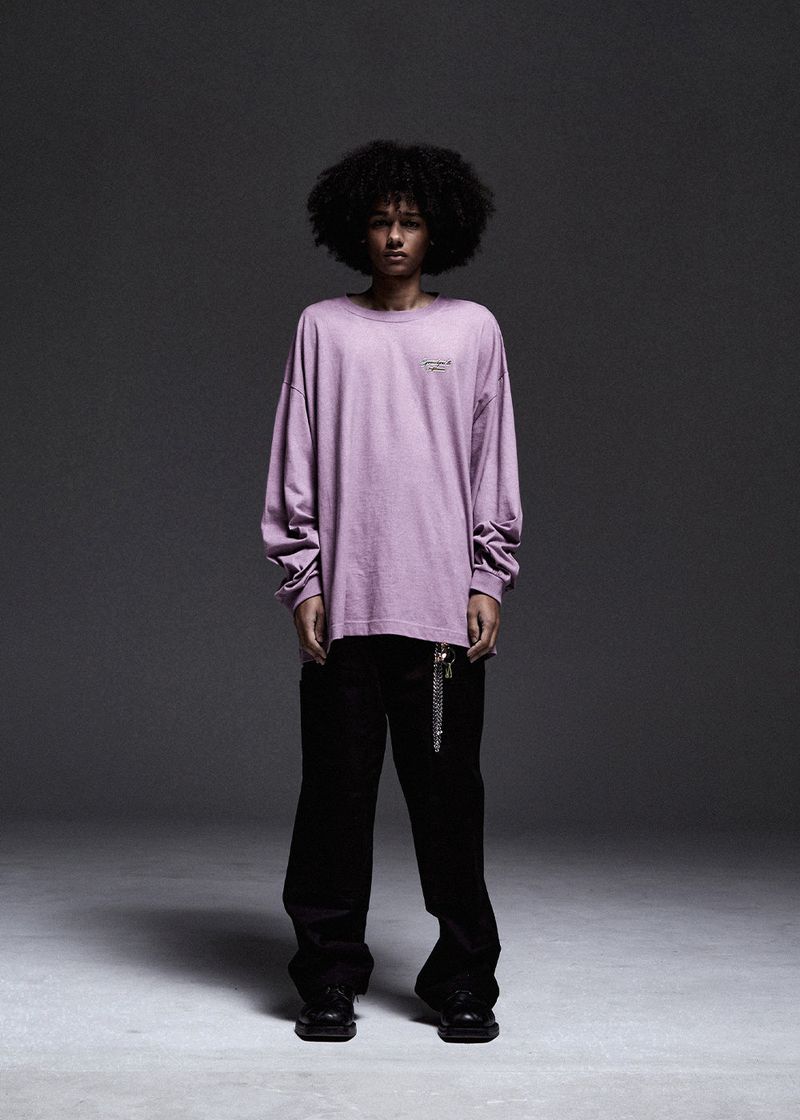 GRAFFITIONMIND（グラフィティオンマインド）の「グラフィックピグメントロングスリーブ (PURPLE)（トップス）」