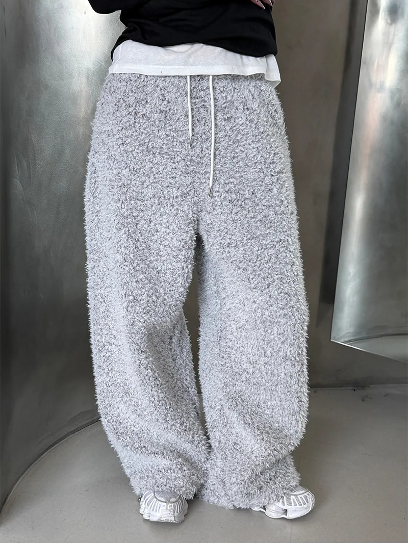Hairy banding pants(2color)