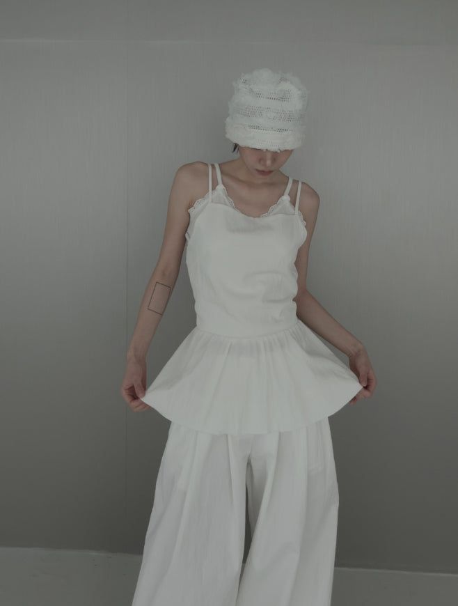 Creme Lace Sleeveless