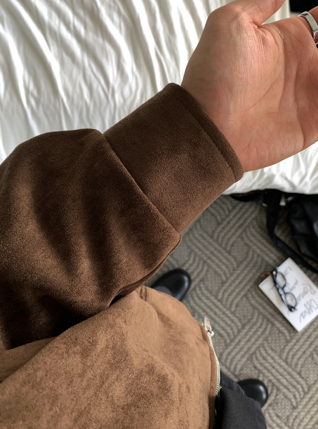 Bias Classic Bias Incision Suede Jacket