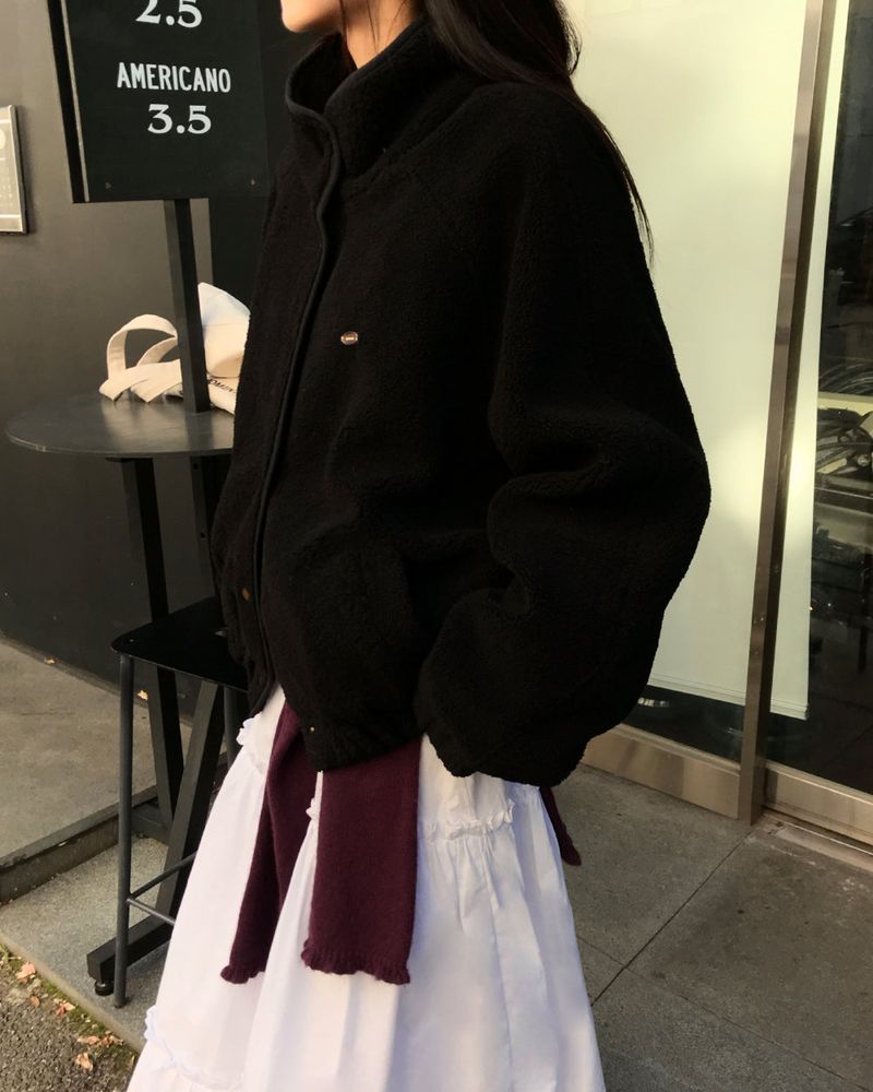 [ORIGINAL] Cable Wool Fleece Jumper