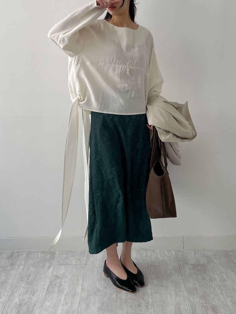 INCHANT ME(インチャントミー)の「Jacquard flower long skirt(Skirts)」