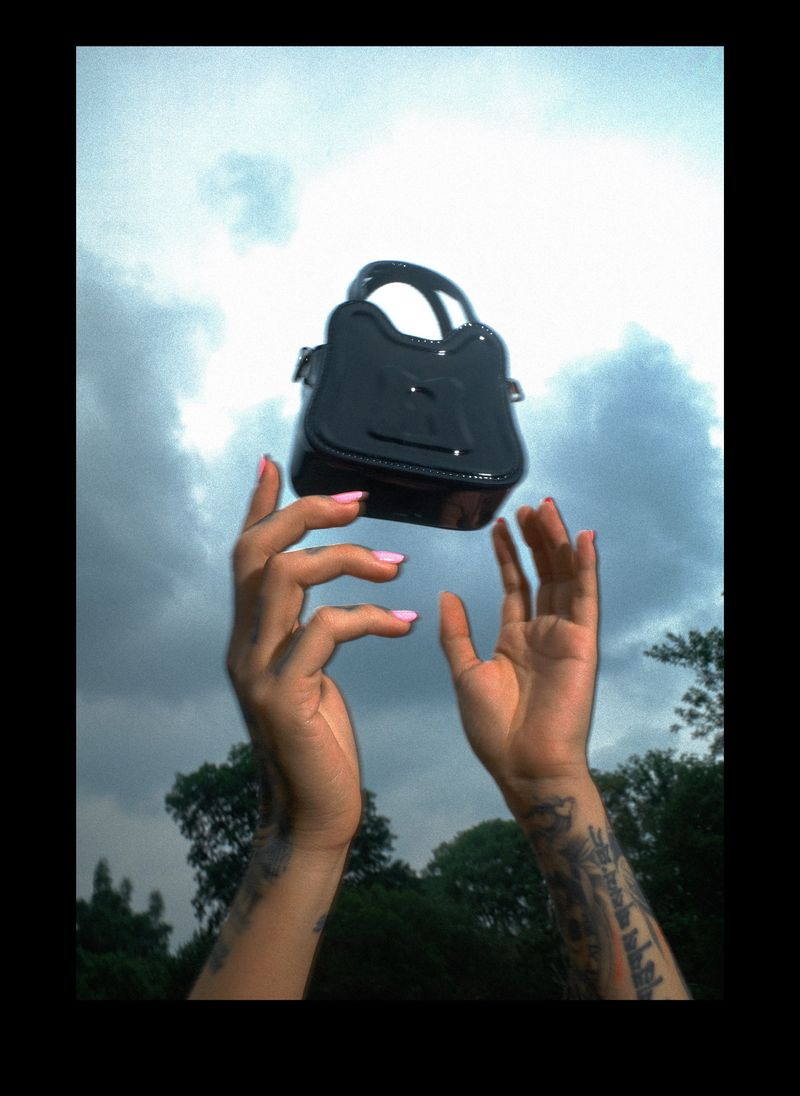 Mini “SHIBURA” Y2k Mirror Handbag